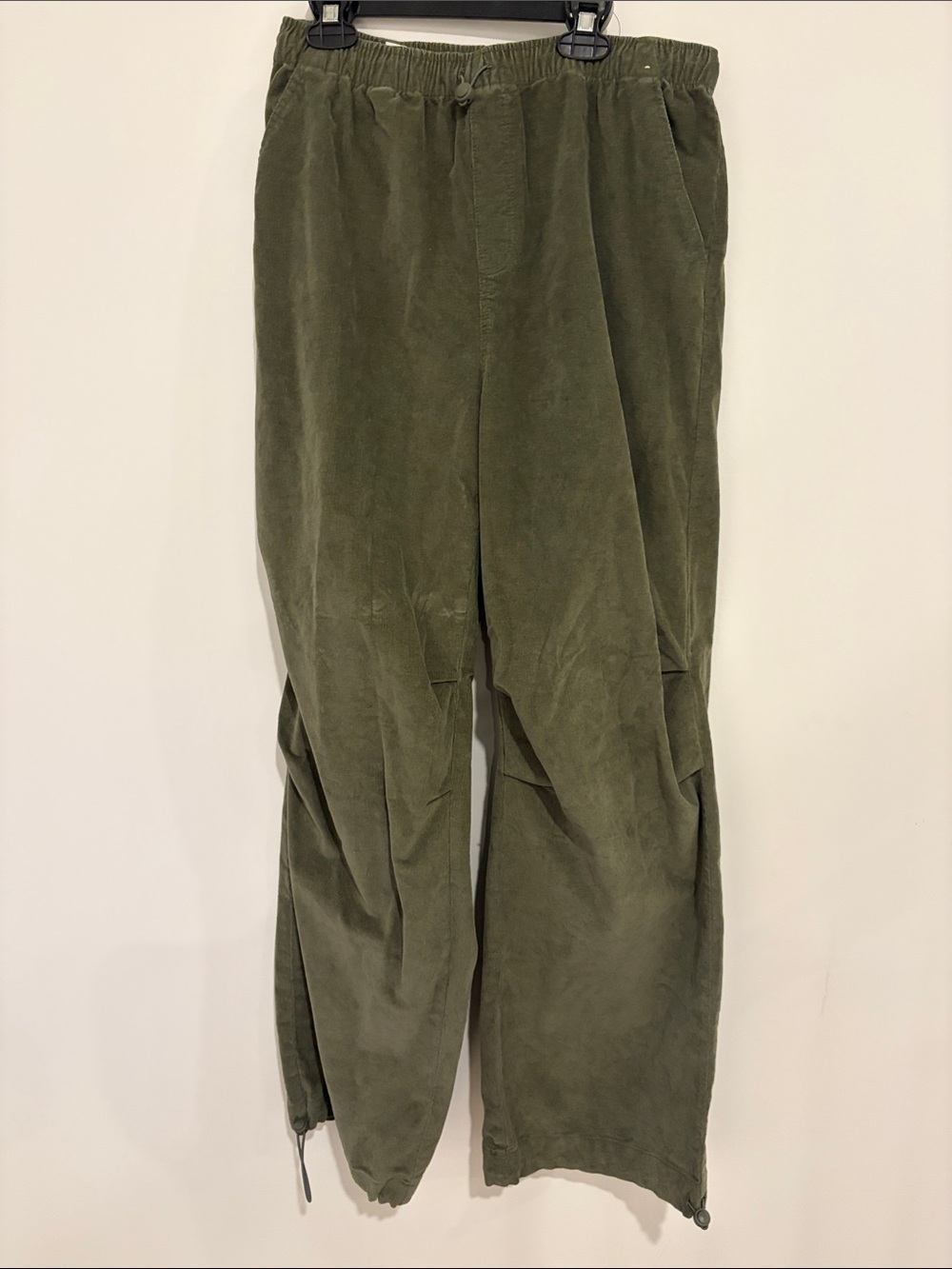Aeropostale Womens Olive Green Relaxed Drawstring Pants
